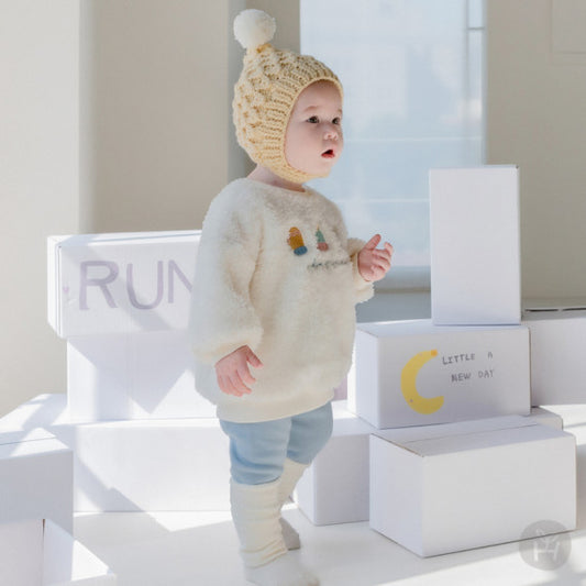 Acer fleece baby top and bottom clothes