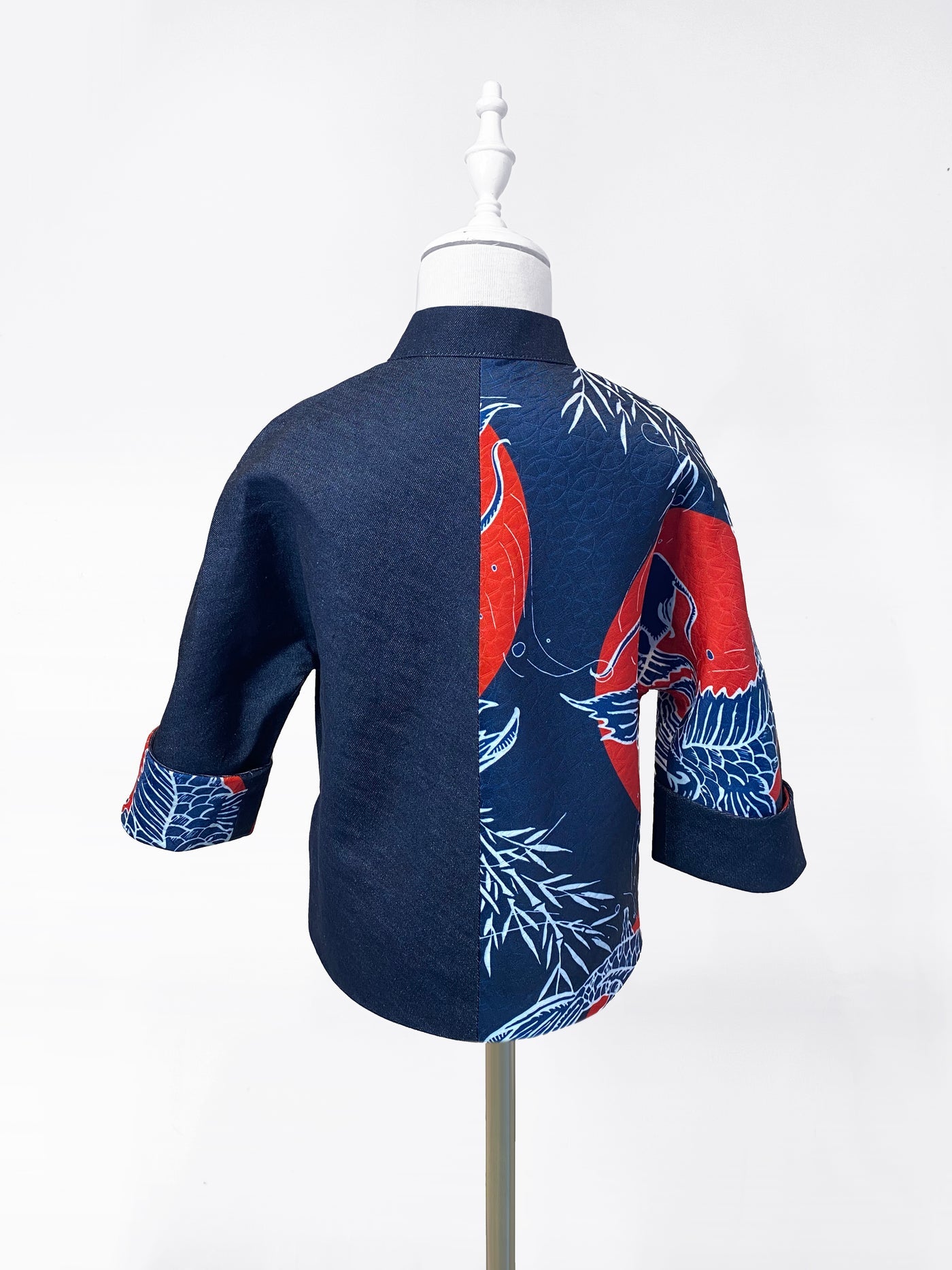 JoJo Kids Goldfish Denim Oriental Jacket