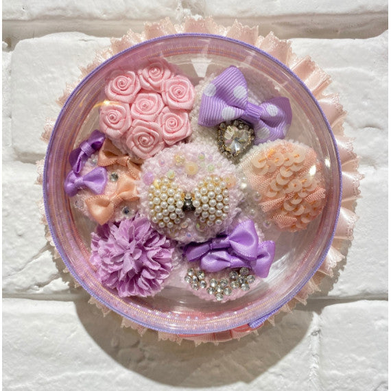 7 Days Hairtie Gift box set - Bling Purple