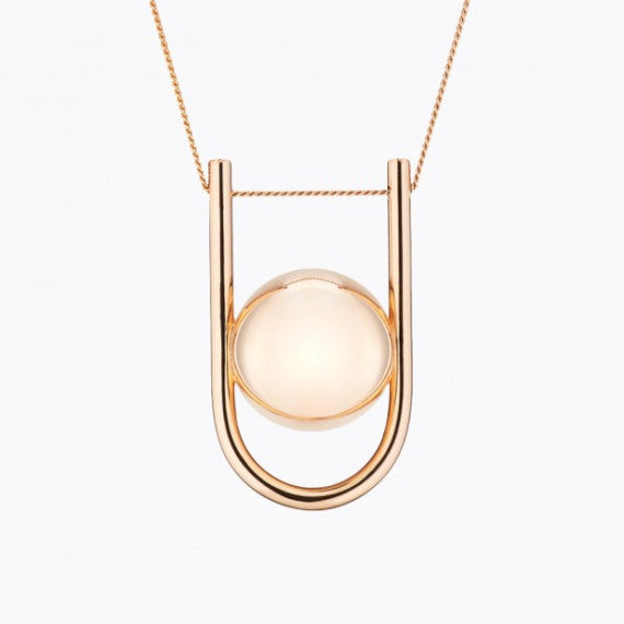 Pregnancy Necklace - "U" collection - Rose Gold
