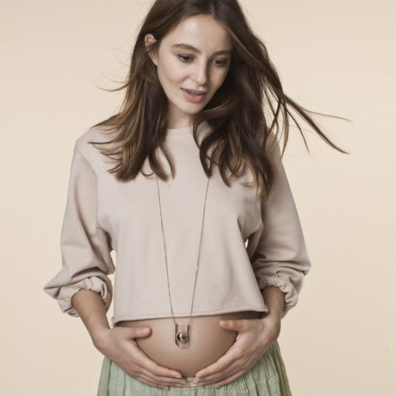 Pregnancy Necklace - "U" collection - Silver