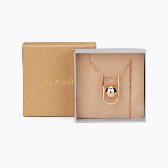 Pregnancy Necklace - "U" collection - Rose Gold