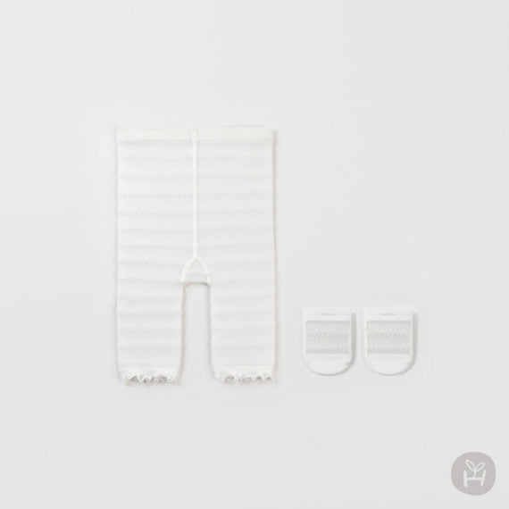 Laila baby leggings low cut socks