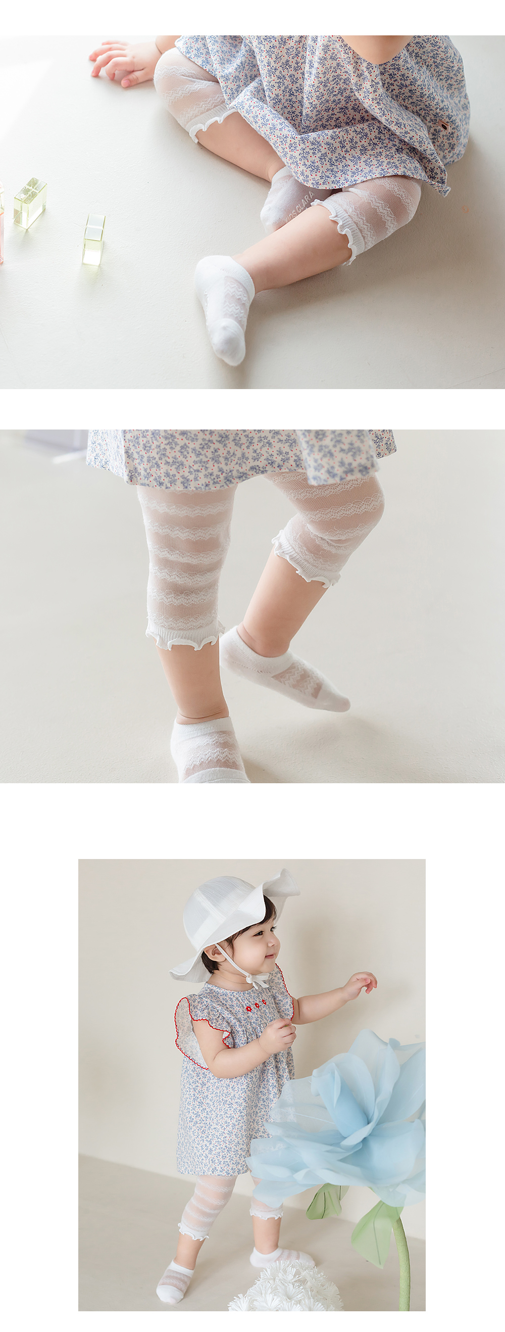 Laila baby leggings low cut socks