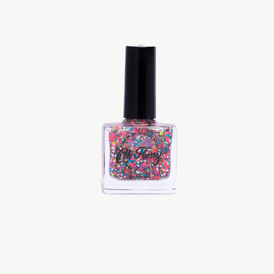 Kids Nail Polish - Coloured Confetti Glitter