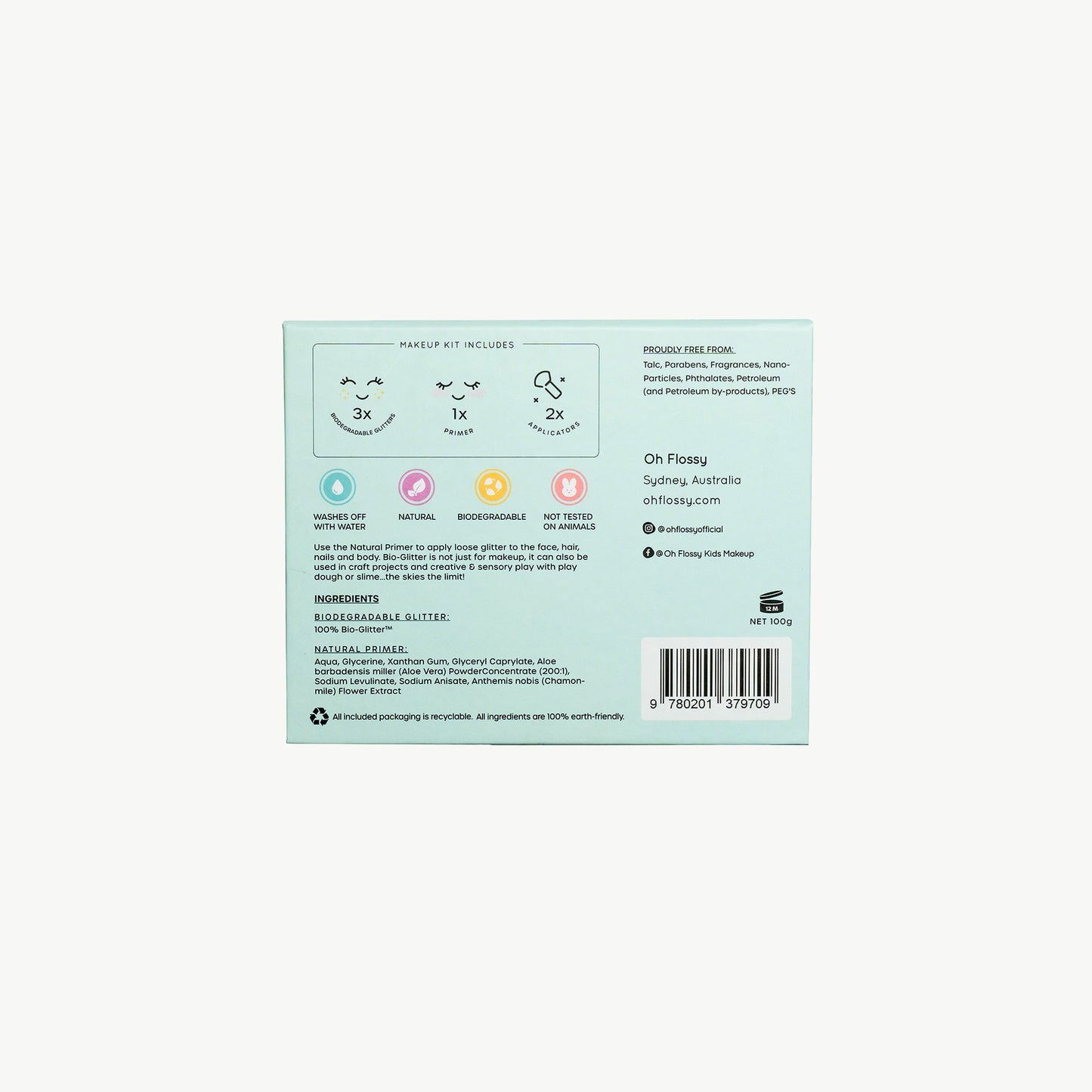 Sparkly Glitter Face Paint Set