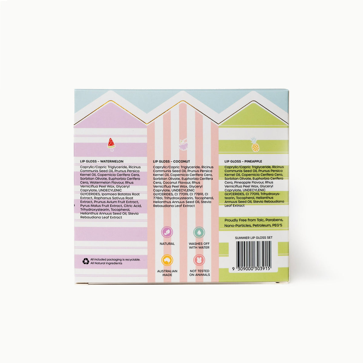 Beach Club Natural Lip Gloss Set