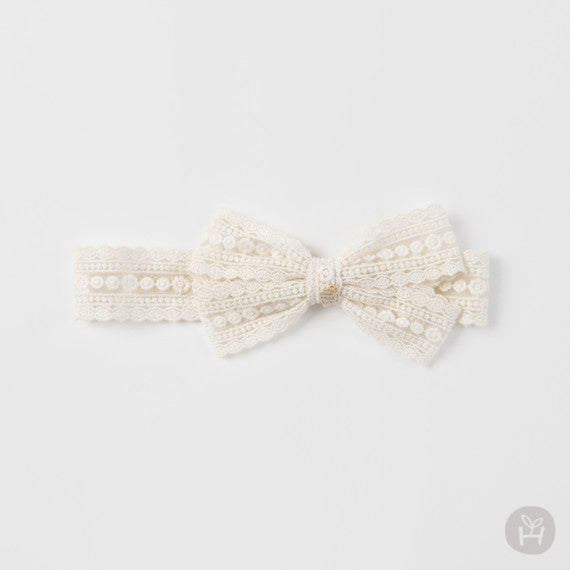 Reeve lace baby hairband