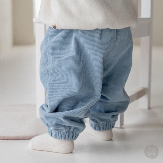 Senon corduroy baby jogger pants