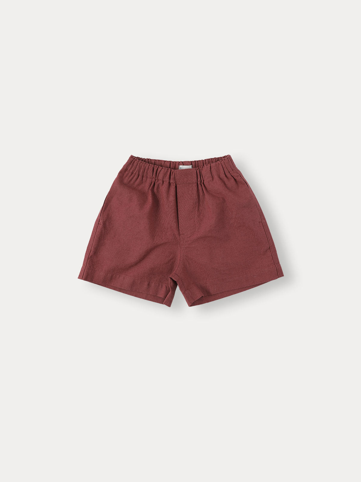Cotton Linen Half PT - Brick