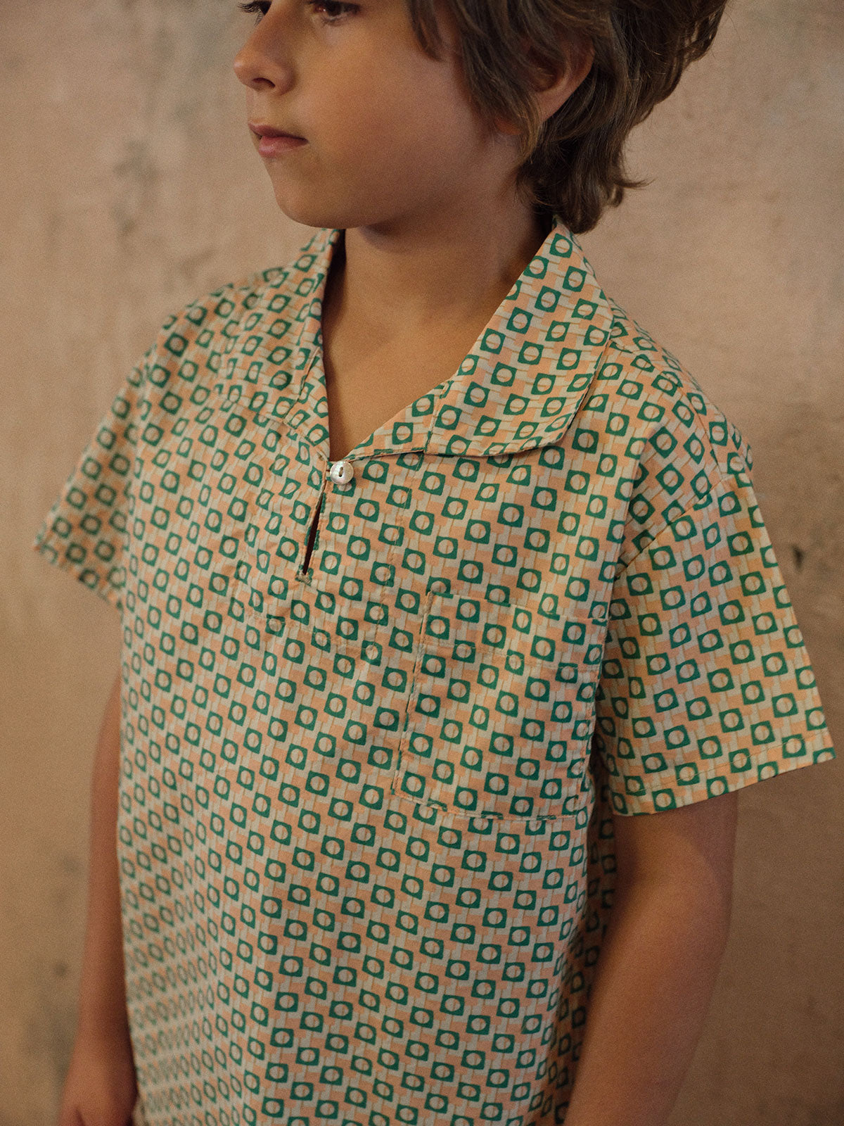 Block Half Shirt