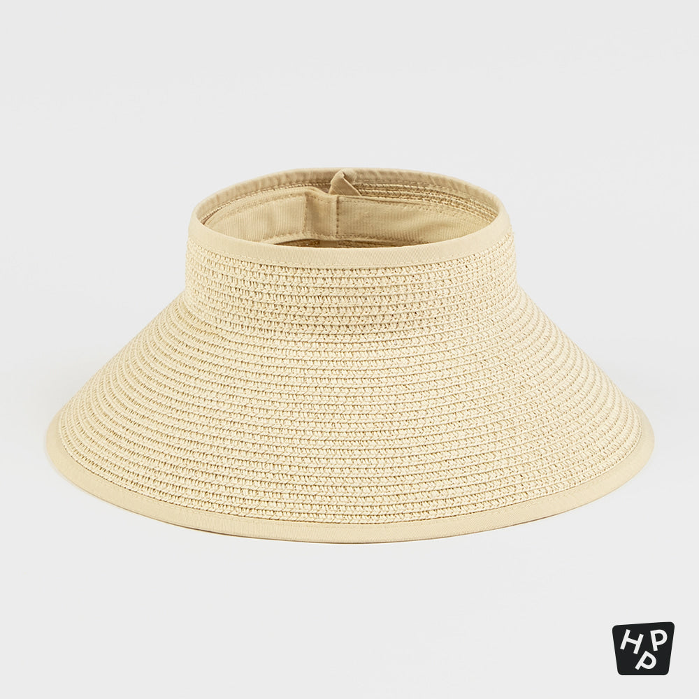 Lanua wide straw sun cap