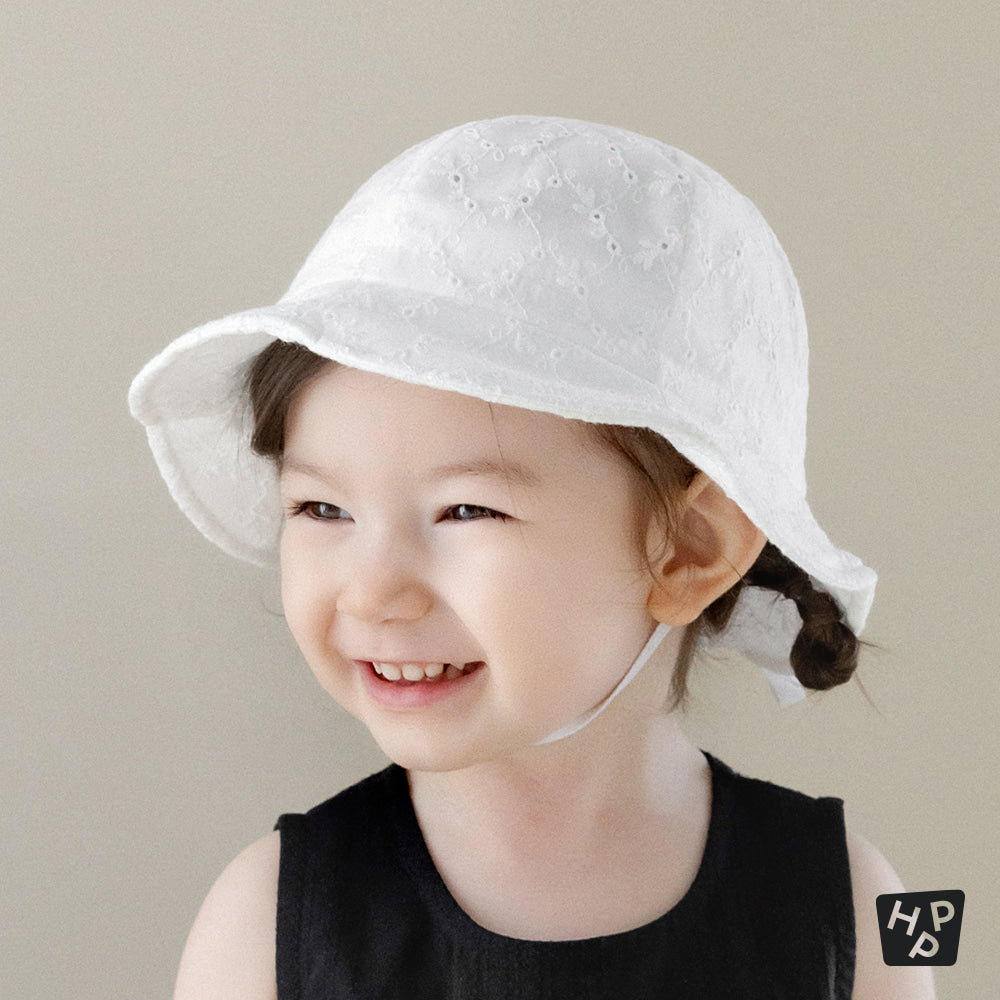 Romia eyelet baby sun hat