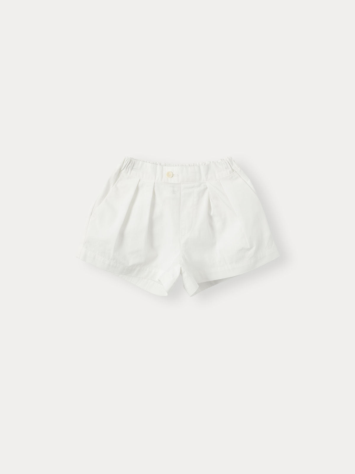 BENebene Pleated Shorts -White