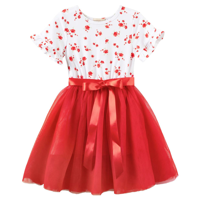 Alyssa Floral S/S Tutu Dress