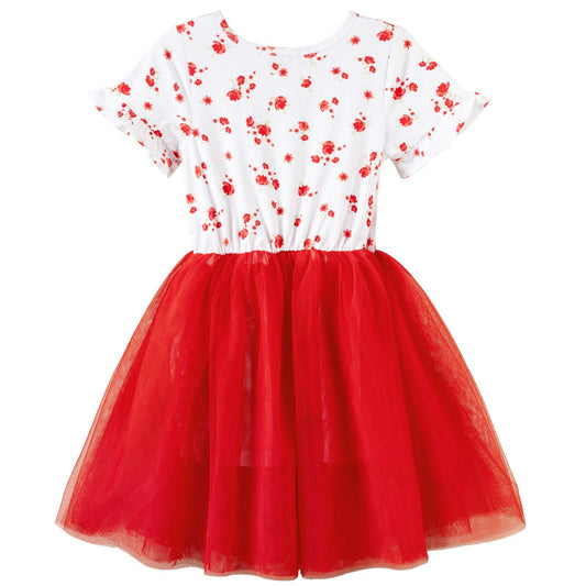 Alyssa Floral S/S Tutu Dress