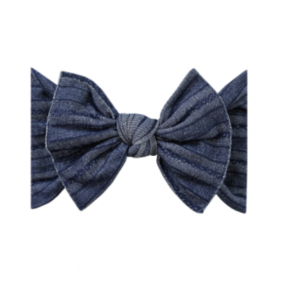 Cable Knit Knot - Denim