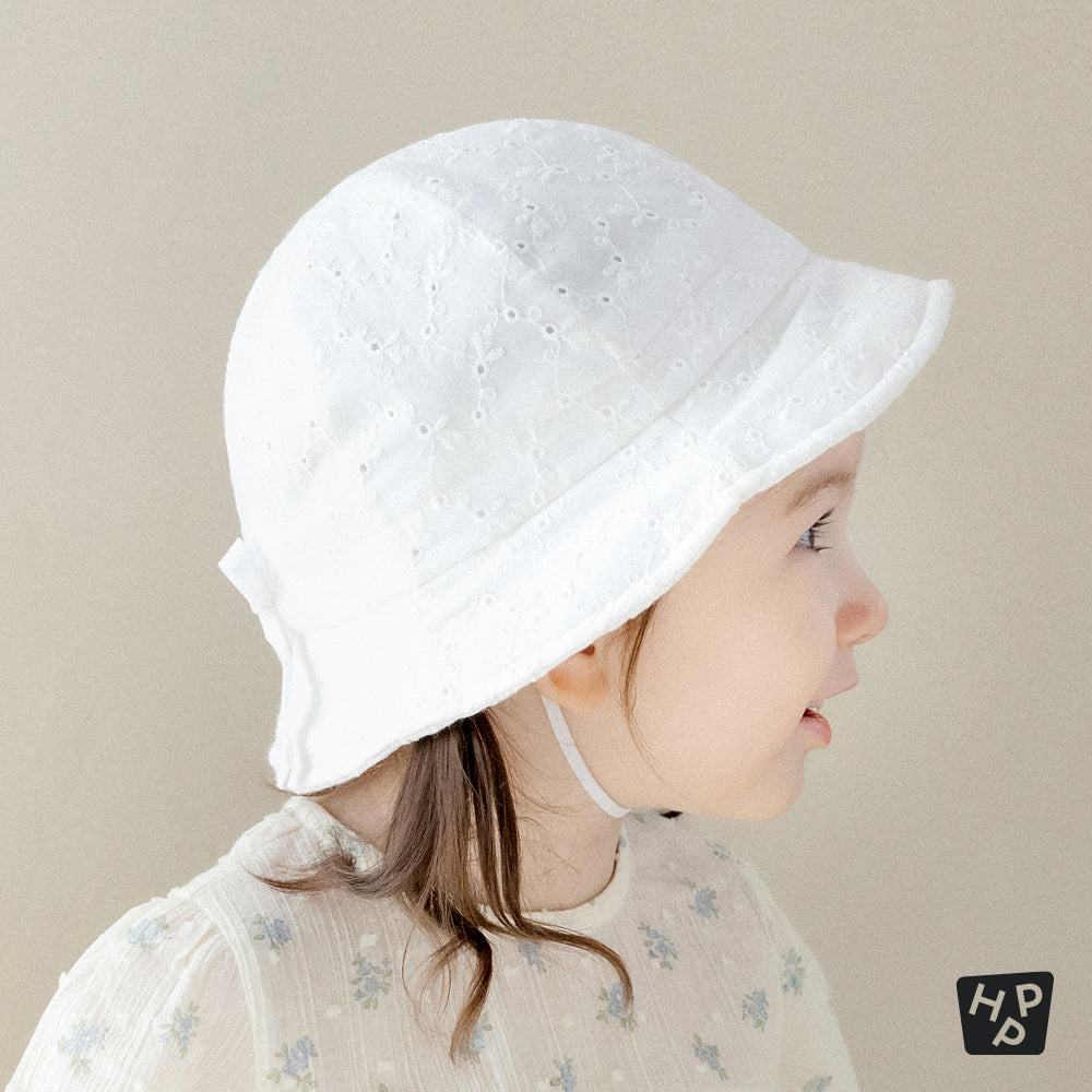 Romia eyelet baby sun hat