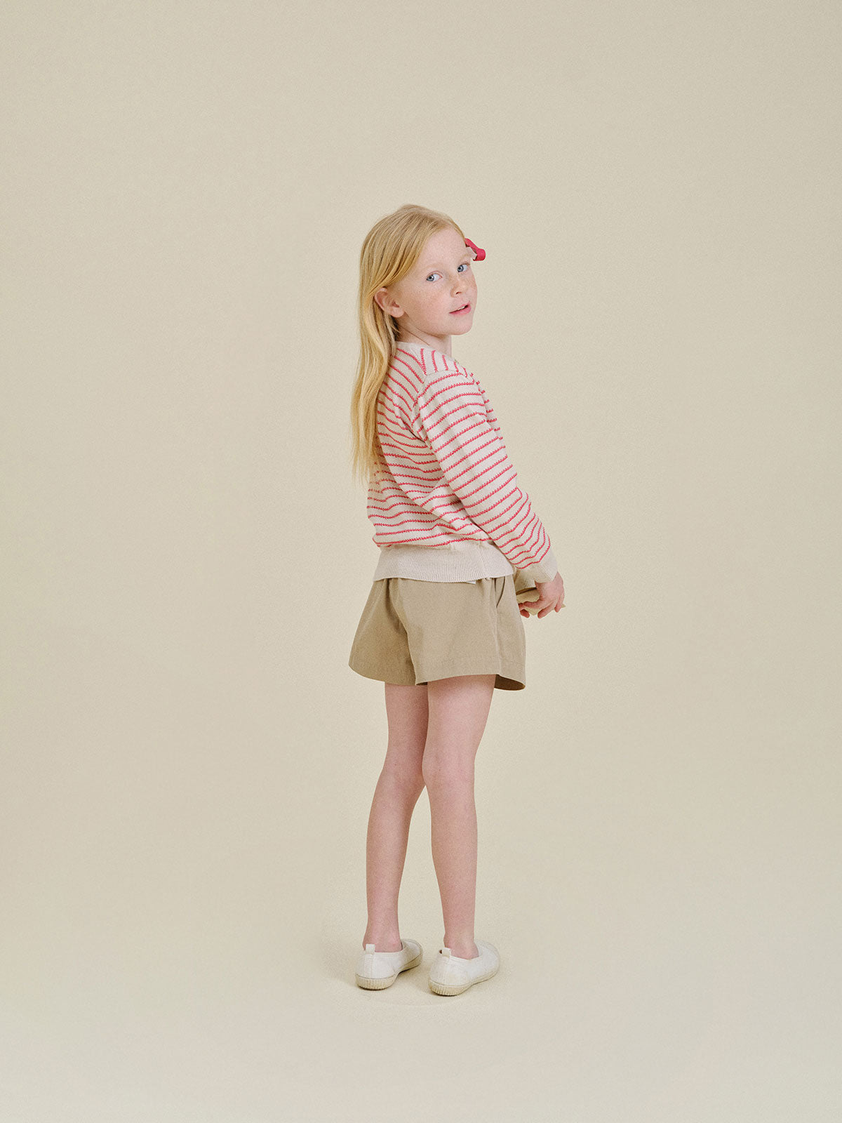 BENebene Pleated Shorts - Beige