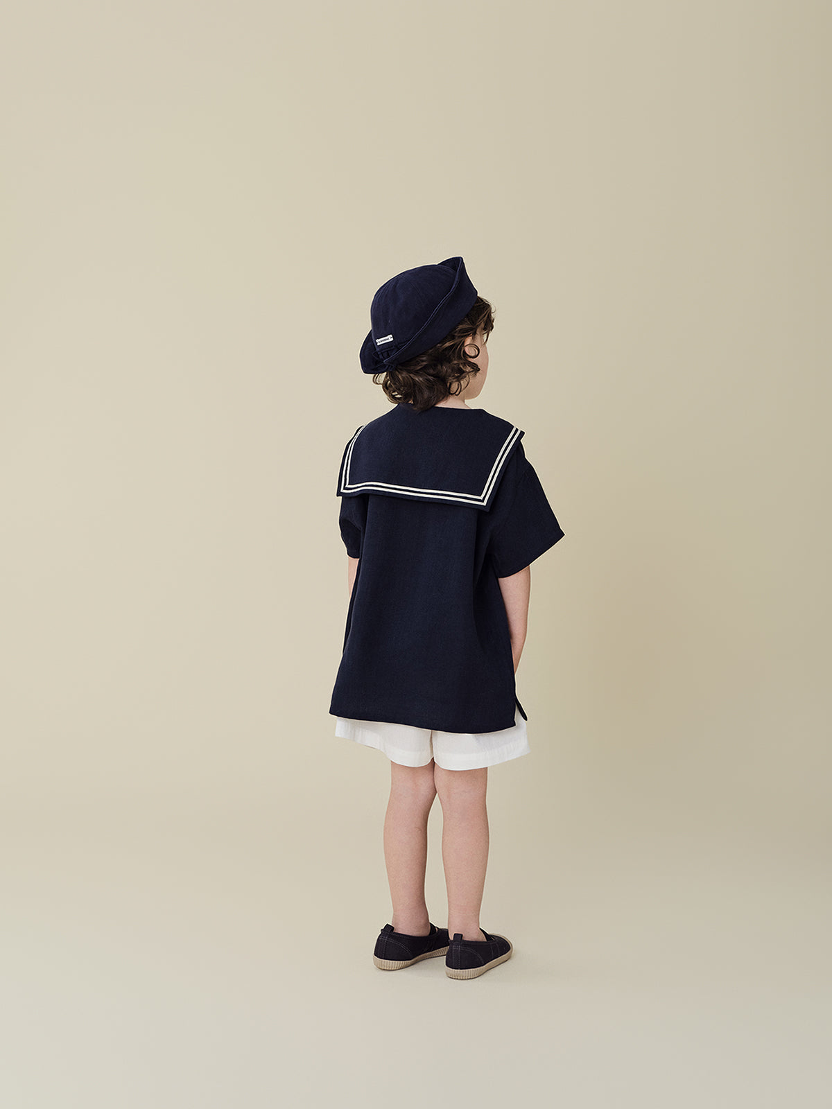 Marine Linen Shirt - Navy