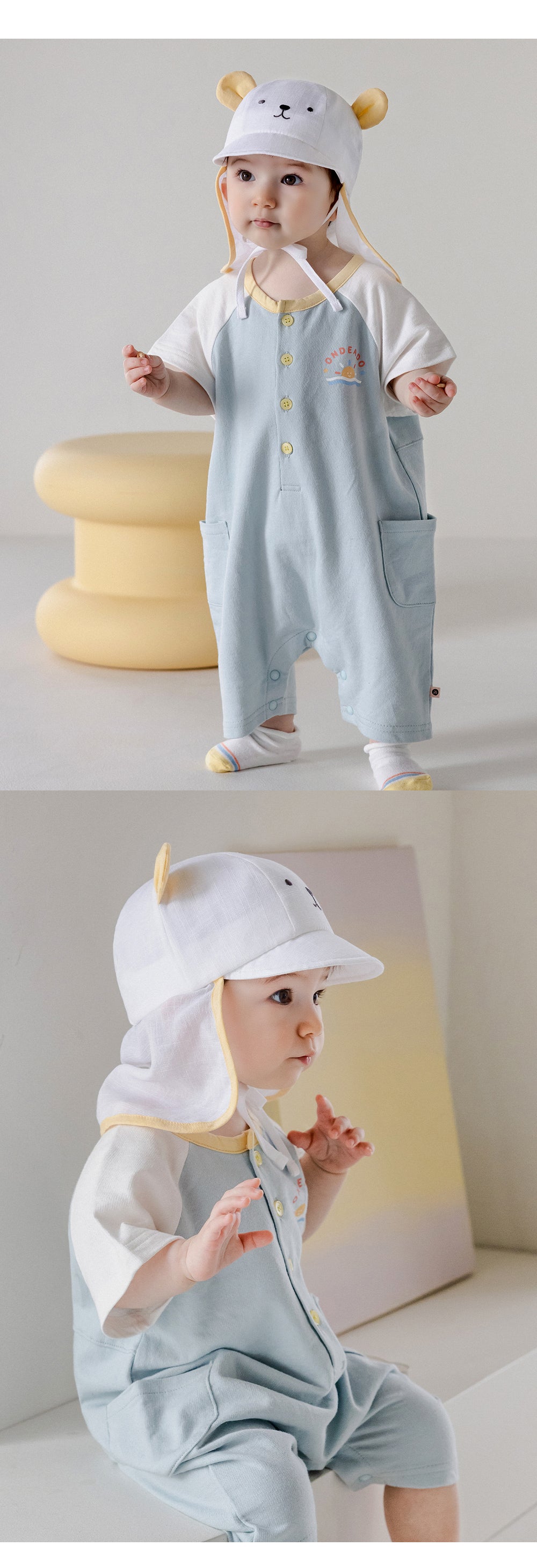 Bay baby flap cap