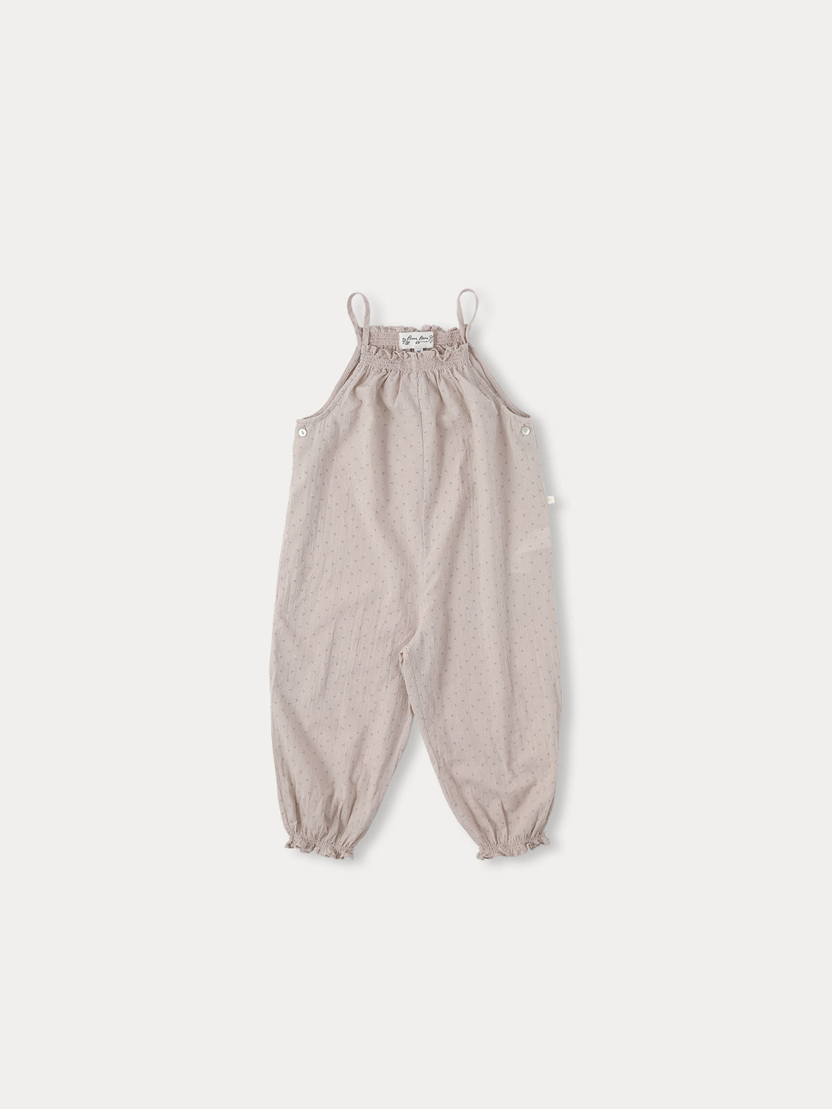 Calm Dot Jumpsuit - Milky cocoa