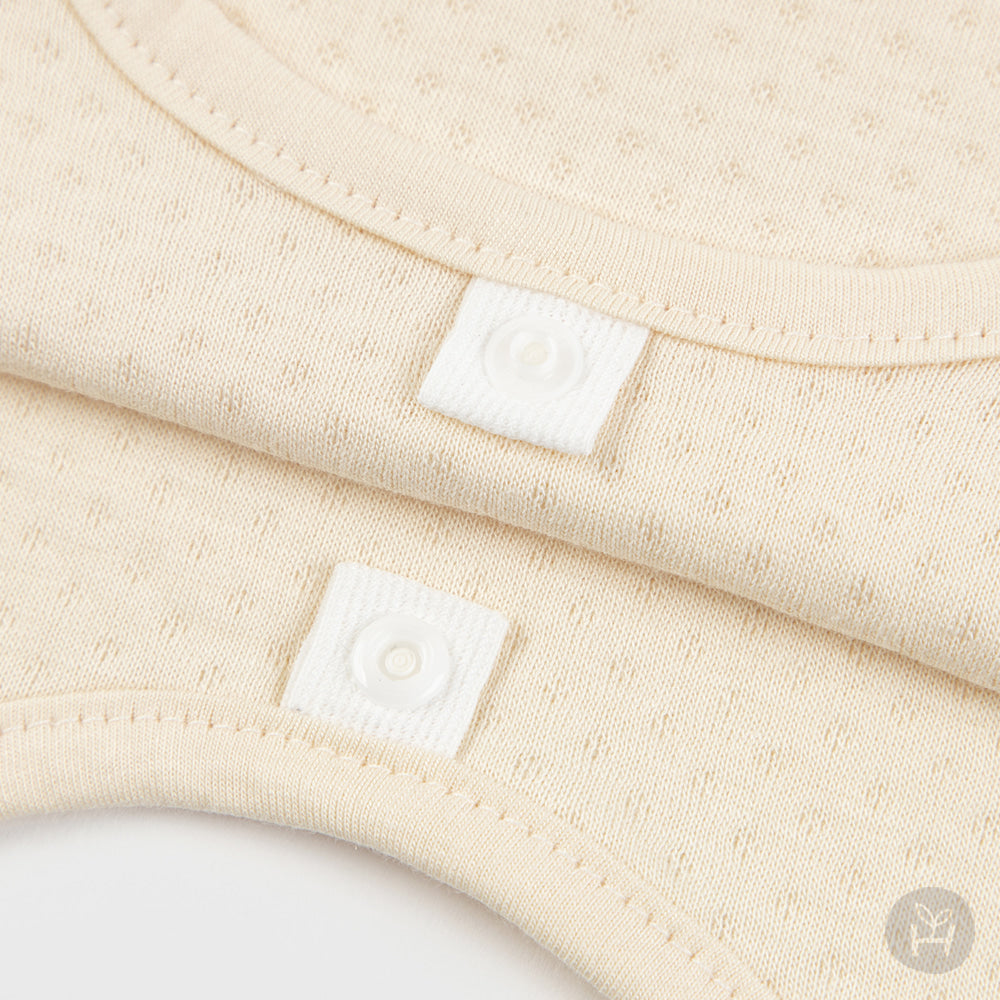 Bao Bamboo Baby Sleeping Vest_Cream
