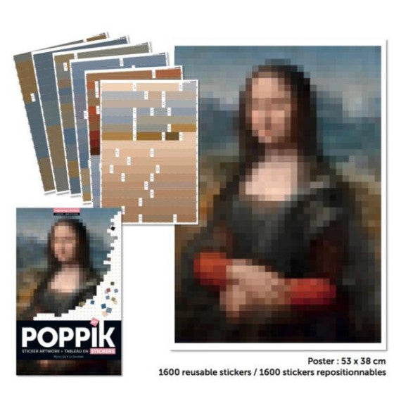 Poppik - Stickers poster - MONA LISA