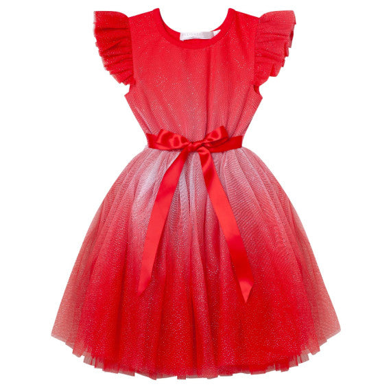 Angel Sparkle S/S Tutu Dress - Enchanting Elegance for Little Ones LaYan Kids CluB Angel Sparkle S/S Tutu Dress - Enchanting Elegance for Little Ones LaYan Kids CluB
