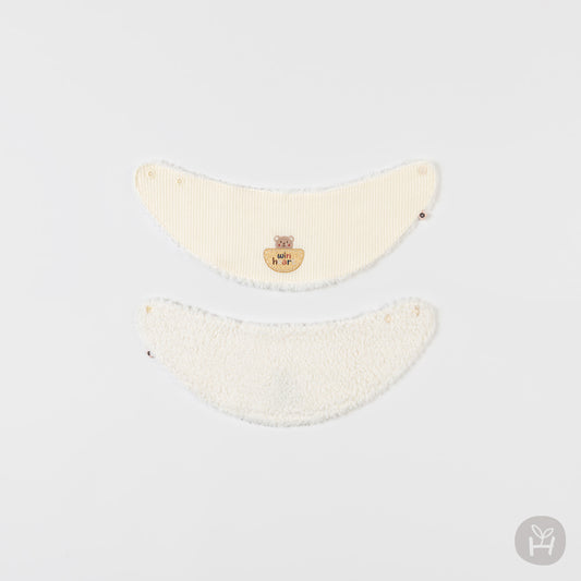 Mir snow baby banana bib