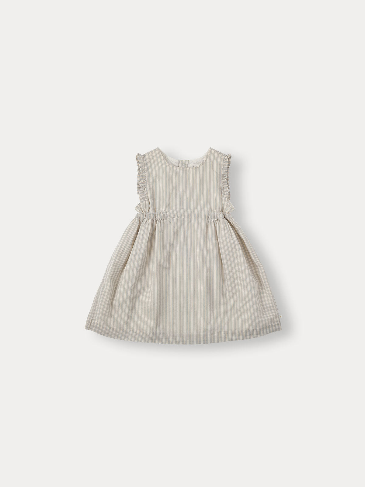 Ian Stripe Dress - Grayish Mint