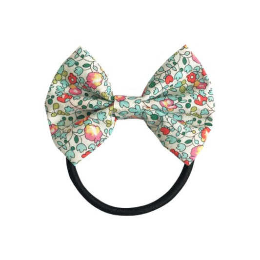 Small Bowtie Bow on Black Elastic Band