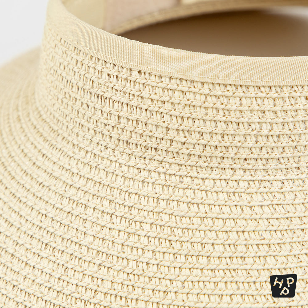 Lanua wide straw sun cap