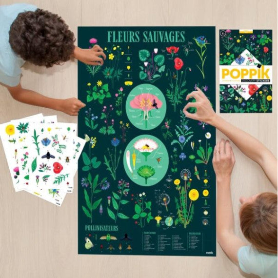 Poppik - Stickers poster BOTANY