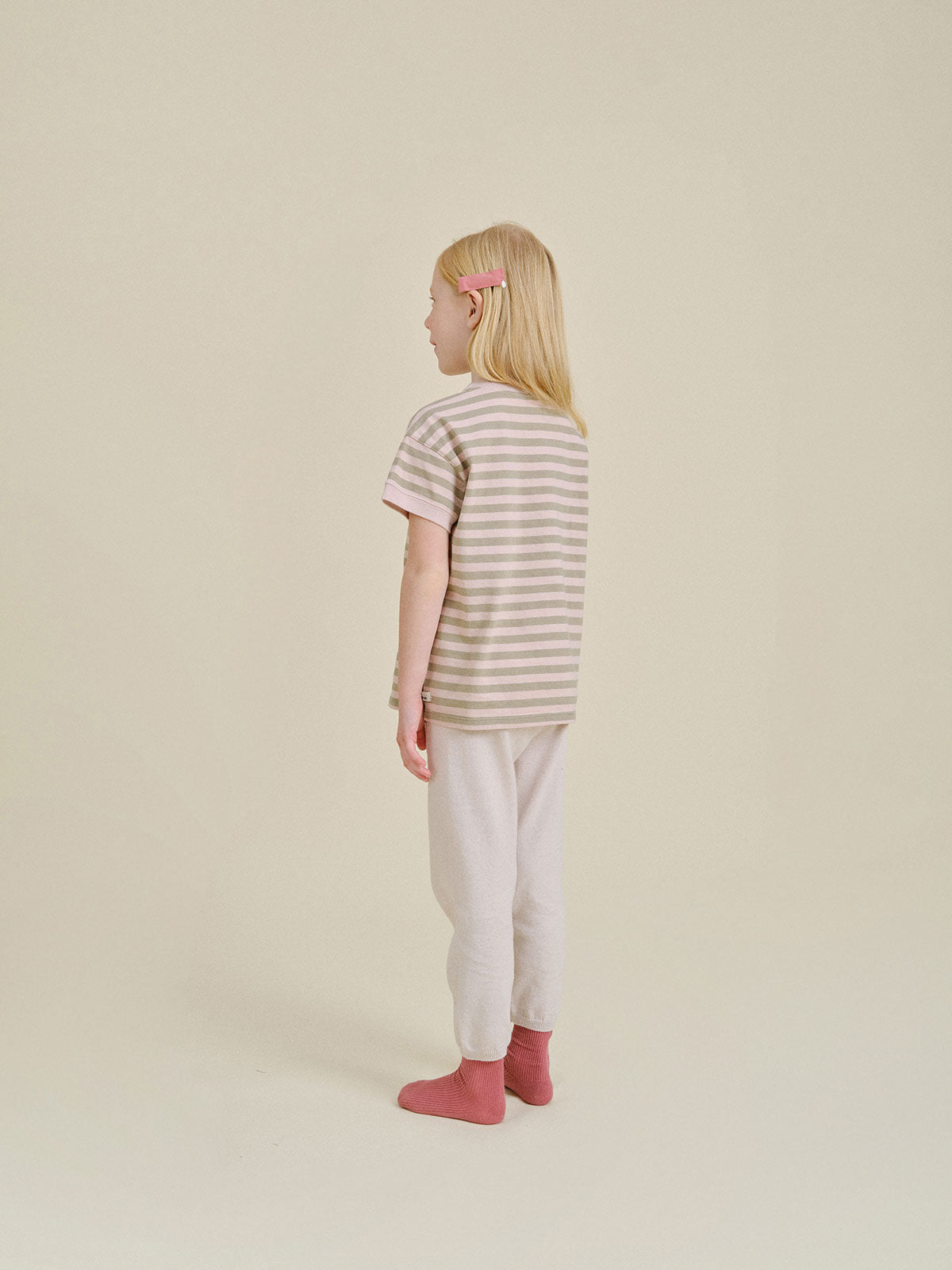 Marine Stripe T-shirt - Pink