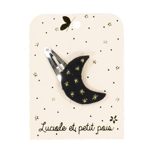 Moon hairclip - Black velve