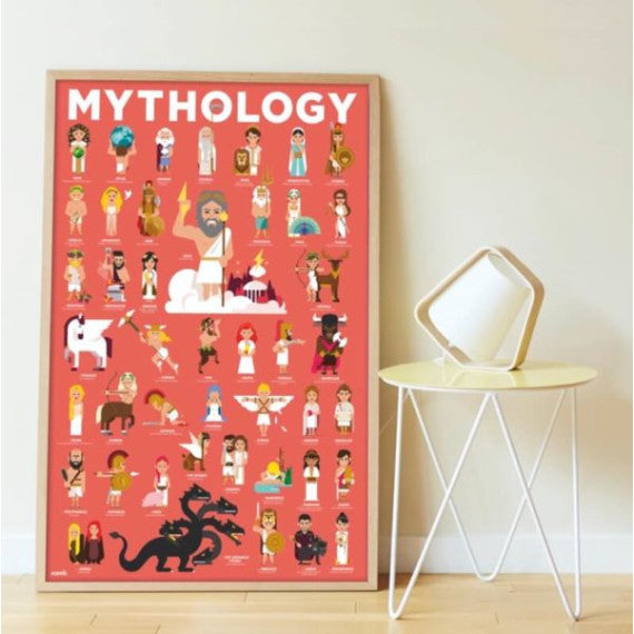 Poppik - Stickers poster - MYTHOLOGY