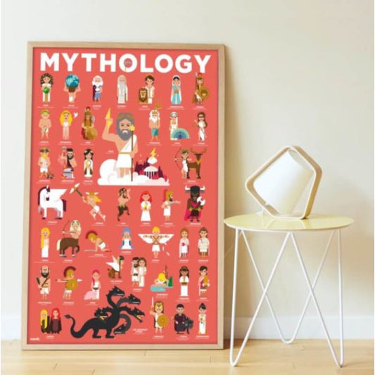 Poppik - Stickers poster - MYTHOLOGY