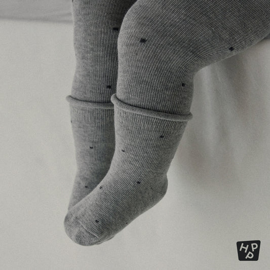 Polka baby leggings set