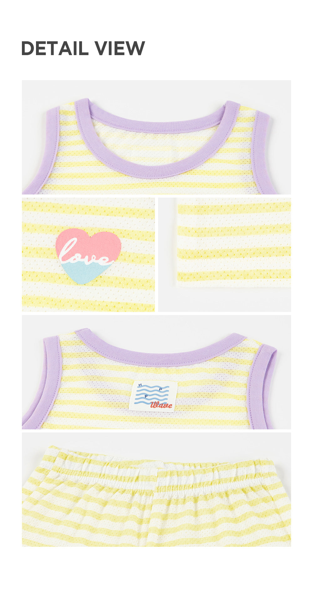 Emile Mesh Baby Sleeveless Loungewear