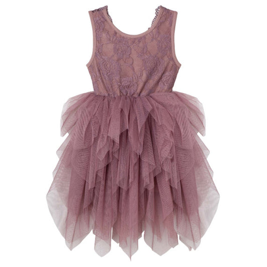 Sophie Lace Bodice Tutu Dress - Truffle