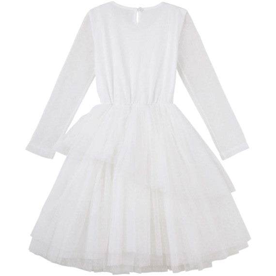 Sally L/S Spot Tutu Dress