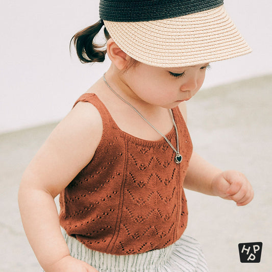 Betty knit baby sleeveless t-shirt