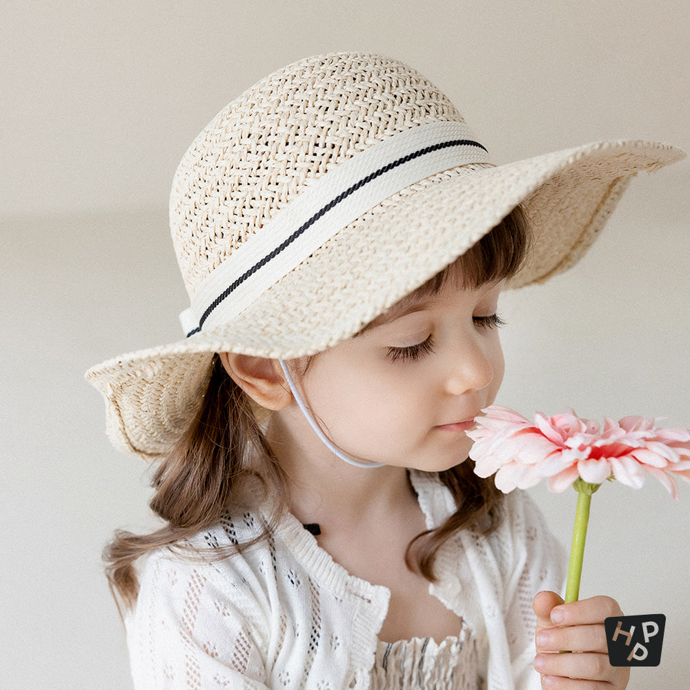 Cerang baby straw sun hat