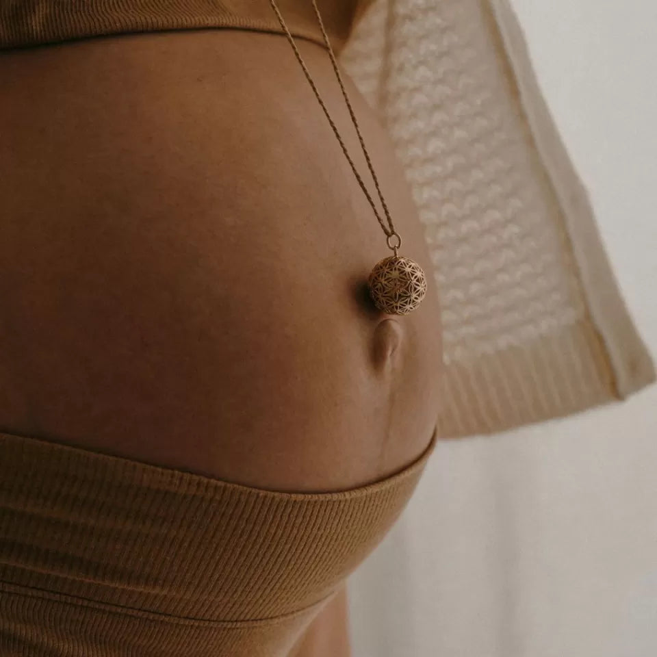 Pregnancy Necklace - Flower of Life