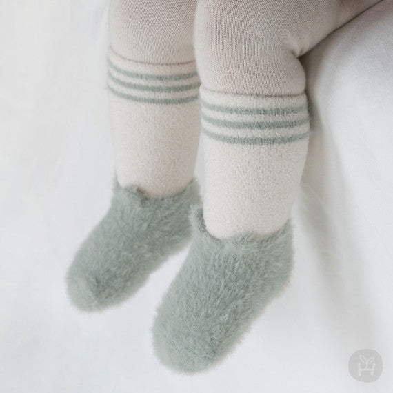 Frida winter baby boat socks set