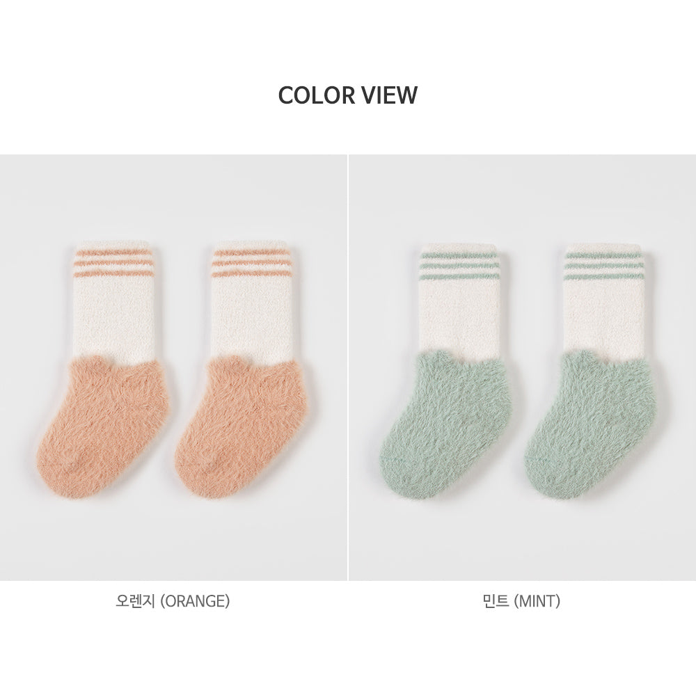 Frida winter baby boat socks set