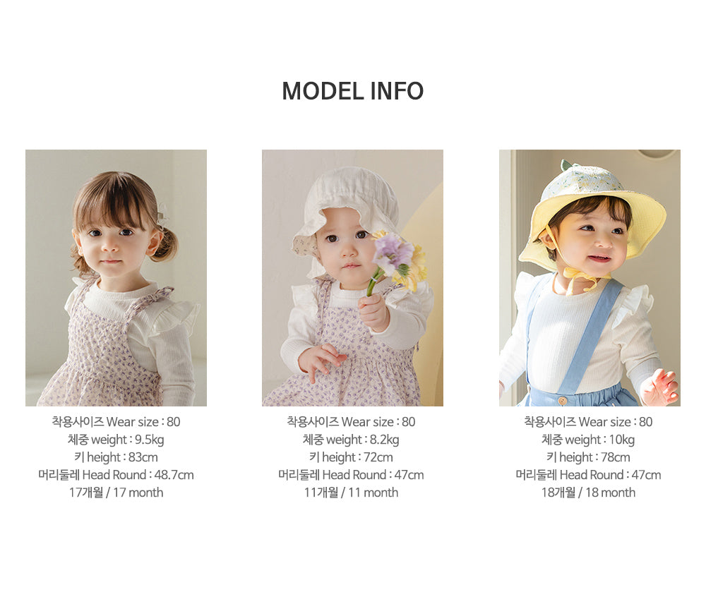 Jinny cozy frill baby long sleeve