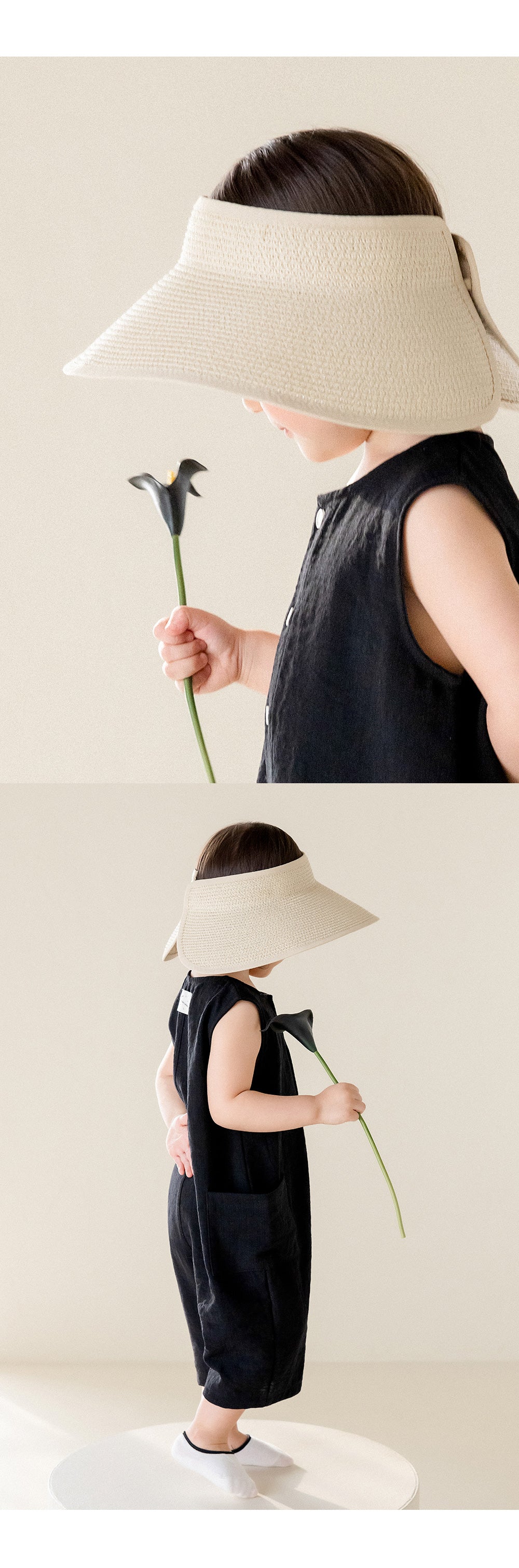 Lanua wide straw sun cap