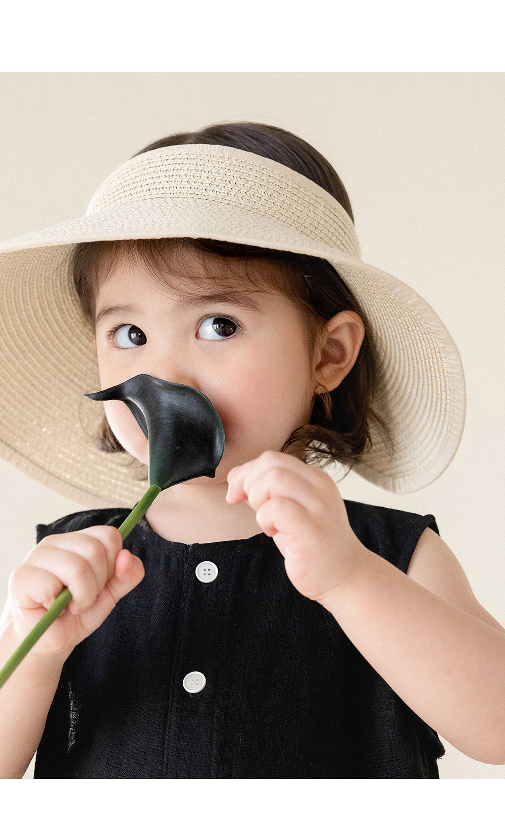 Lanua wide straw sun cap